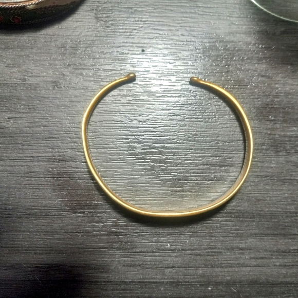 Vintage brass cuff with Gye Nyame symbol - Picture 2 of 4